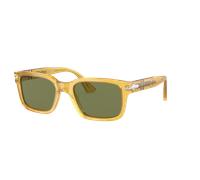 Persol Unisex Sunglass PO3272S - Couleur du Monture: Miel, Couleur de Lentille: Vert
