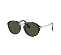 Persol Unisex Sunglass PO3274S - Couleur du Monture: Noir, Couleur de Lentille: Vert