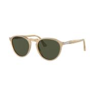 Persol Unisex Sunglass PO3286S - Couleur du Monture: Champagne, Couleur de Lentille: Vert