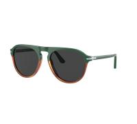 Persol Unisex Sunglass PO3302S - Couleur du Monture: Vert, Couleur de Lentille: Polarisé Noir