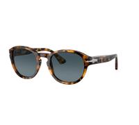 Persol Unisex Sunglass PO3304S - Couleur du Monture: Madreterra, Couleur de Lentille: Bleu polarisé