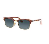 Persol Unisex Sunglass PO3327S - Couleur du Monture: Terre de Sienne, Couleur de Lentille: Bleu