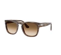 Persol Unisex Sunglass PO3333S - Elio - Couleur du Monture: Rayé Marron, Couleur de Lentille: Dégradé Marron