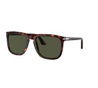 Persol Unisex Sunglass PO3336S - Couleur du Monture: Havana, Couleur de Lentille: Vert