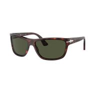 Persol Unisex Sunglass PO3342S - Couleur du Monture: Havana, Couleur de Lentille: Vert