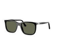 Persol Unisex Sunglass PO3357S - Renzo - Couleur du Monture: Noir, Couleur de Lentille: Vert Polar