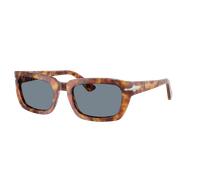 Persol Unisex Sunglass PO3367S - Couleur du Monture: Marron Écaille de tortue, Couleur de Lentille: Bleu clair