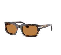 Persol Lunettes de soleil PO 3367S (985/53) Femme Acétate Tortue Verres Jaune Marron 54 mm