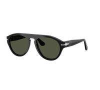 Persol Unisex Sunglass PO3370S - Couleur du Monture: Noir, Couleur de Lentille: Vert