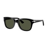 Persol Unisex Sunglass PO3372S - Couleur du Monture: Noir, Couleur de Lentille: Vert