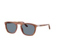 Persol Unisex Sunglass PO3391S - Gae - Couleur du Monture: Terre de Sienne, Couleur de Lentille: Bleu clair