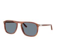 Persol Unisex Sunglass PO3392S - Couleur du Monture: Terre de Sienne, Couleur de Lentille: Bleu clair