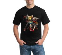 Persona 5 City at Night Ps5 Man T Shirt Short Sleeve Cotton T Shirts Tee Tops (Large) Mens