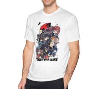 Persona 5 Men's Crew Neck t-Shirt Cool Short Sleeve Classic Tee Big Size Clothing White Manches Courtes(Small)