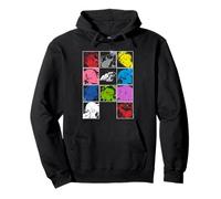Persona 5 Royal Pop Art Colorful Character Grid Video Game Sweat à Capuche