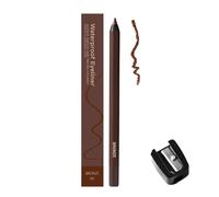 Persona Eyeliner Pencil Waterproof,24 Hr Waterproof Eyeliner Duo Sharpenable Eye Pencil,Plum Waterproof Eyeliners,No Smudging, Fading, Smooth And Easy To Color (Bronze)