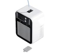 Personal Air Conditioner Fan, Small Desktop Cooler, Digital Display Cooling Device, Speed and Mist Settings, for Travel, Outdoor Use, Office, Workplace, Daily Comfort