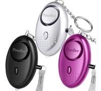 Personal Alarm - [2 Pack] 140dB Safesound Alerte d'attaque pour viol avec panique, porte-clés pour l'autodéfense des femmes, des personnes âgées, des enfants et des travailleurs de nuit