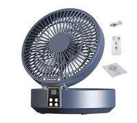 Personal Desk Fans - Ultra Quiet Table Fan, Remote Control, Adjustable Three Speed Airflow With Stable Base | Homes Offices Study Cooling Solution For Daily Use