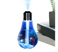 Personal Desk Humidifier, Bulb Design Diffuser, 400ml Usb Table Humidity Machine., 7-Color Quiet Light, Potable Humidifier for Women, Men, and Babies, Study, Sleep, Work, or Relaxation