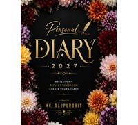 PERSONAL DIARY 2027.: FLORA FLOWER.