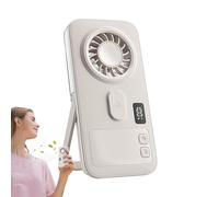 Personal Fan - 6.4×2.2×13.1cm Handheld Fan | Ultra Slim Handheld MistingFan With Digital Display, Quiet Rechargeable Personal Cooler For Home And Office, Mini Water Spray Fanfor Travel And Beach