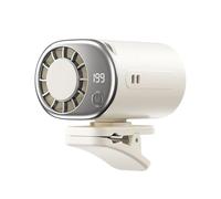 Personal Fan Clip On,360 Degree Rotating LED Car Clamp Air Conditioner,Automotive Rotatable Fan | for Truck Sedan RV Camping Outdoor Business Trip Vacation Commuting