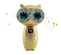 Personal Fan Rechargeable - 100-Speeds Owl-Shaped Soft Breeze Via Stepless