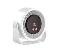 Personal Fan - Ventilateur de bureau portable rechargeable avec flux d'air solide, idéal pour l'été, le voyage, la plage, le dortoir, la tente, RV, le Napping