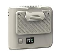 Personal Fan - Wearable Waist Clip Cooler, Portable USB Powered Air Circulator with Compact Strong Breeze Output, Multi Speed Ventilation Settings, Ideal for Running Gardening Concert Fitness Training