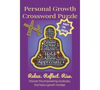 Personal Growth Crossword Puzzle: Crossword Puzzle Easy to Read Print about Personal Growth, Self Improvement, Positive Thinking and More|6x9 inches, ... Gift for Vacation, Holiday, and Free Time