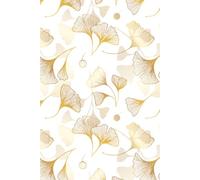 Personal Hardcover Lined Journal Diary Notebook Monthly Daily Universal Undated Planner Life Organizer for Writing, Work, Gifts (12 month, 390 pages, 6"x9", Floral design)