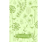 Personal Hardcover Lined Journal Diary Notebook Monthly Daily Universal Undated Planner Life Organizer for Writing, Work, Gifts (12 month, 390 pages, 6"x9", Floral design)