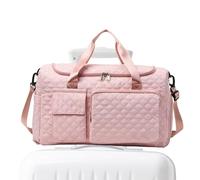 Personal Item Travel Bag - Large Capacity Carry Duffel With Shoe Compartment, Wet And Dry Separation Sports Bag, Widened Shoulder Strap For Women | Lightweight Gym Pocket Outdoor Trips, rose, Fare