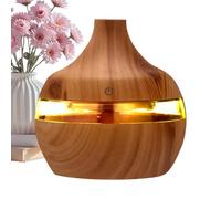 Personal LED Diffuser - Vintage Ultrasonic Air Humidification Device | Aromatherapy Humidifier | Quiet 7-Color Diffuser for Home, Office, Yoga Studio, Hotel, Car, Dorm, Nursery, Living Room