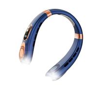 Personal Neck Fan with LED Light Digital Display Bladeless 5 vitesses