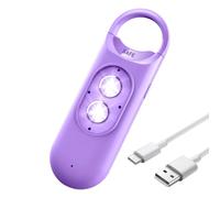 Personal Safety Alarm - Emergencys Security Siren for Night Travel Protection | ABS Flexible Shells with 130dB Sound, Flashing LED Strobe Light, Pull Pin Activation Keychain Device for Women Students