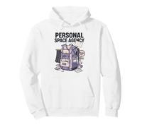 Personal Space Agency Introverti Alone Time Humour Sweat à Capuche