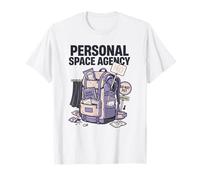 Personal Space Agency Introverti Alone Time Humour T-Shirt