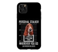 Personal Stalker Chien Basset Hound I Will Follow You Coque pour iPhone 11 Pro Max