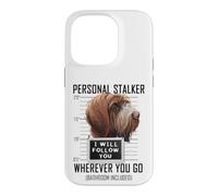 Personal Stalker Chien Griffon Korthals Will Follow You Coque pour iPhone 14 Pro