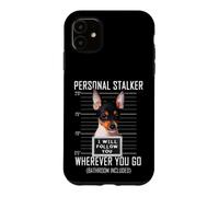 Personal Stalker Chien Toy Fox Terrier I Will Follow You Coque pour iPhone 11