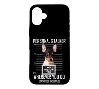 Personal Stalker Chien Toy Fox Terrier I Will Follow You Coque pour iPhone 16 Plus