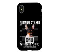 Personal Stalker Chien Toy Fox Terrier I Will Follow You Coque pour iPhone X/XS