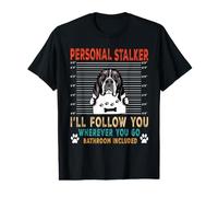 Personal Stalker Dog English Pointer Funny Puppy Dog Lover T-Shirt Graphique avec Valeur