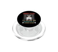 Personal Stalker Dog Papillion Je Te suivrai Amoureux des PopSockets PopGrip pour MagSafe