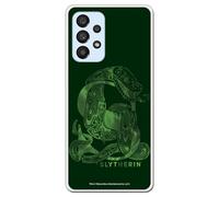 Personalaizer Coque compatible avec Samsung Galaxy A33 5G Licence officielle Harry Potter en silicone TPU souple transparente avec motif Serpentard - Harry Potter