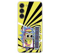 Personalaizer Coque compatible avec Samsung Galaxy A54 5G - Coque silicone TPU souple transparente motif Rick et Morty Rick Wubba Lubba Dub Dub