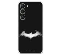 Personalaizer Coque Compatible avec Samsung Galaxy S23 - Batman Logo White