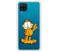 Personalaizer Coque d'origine compatible avec Samsung Galaxy A12 5G - Garfield Expressif